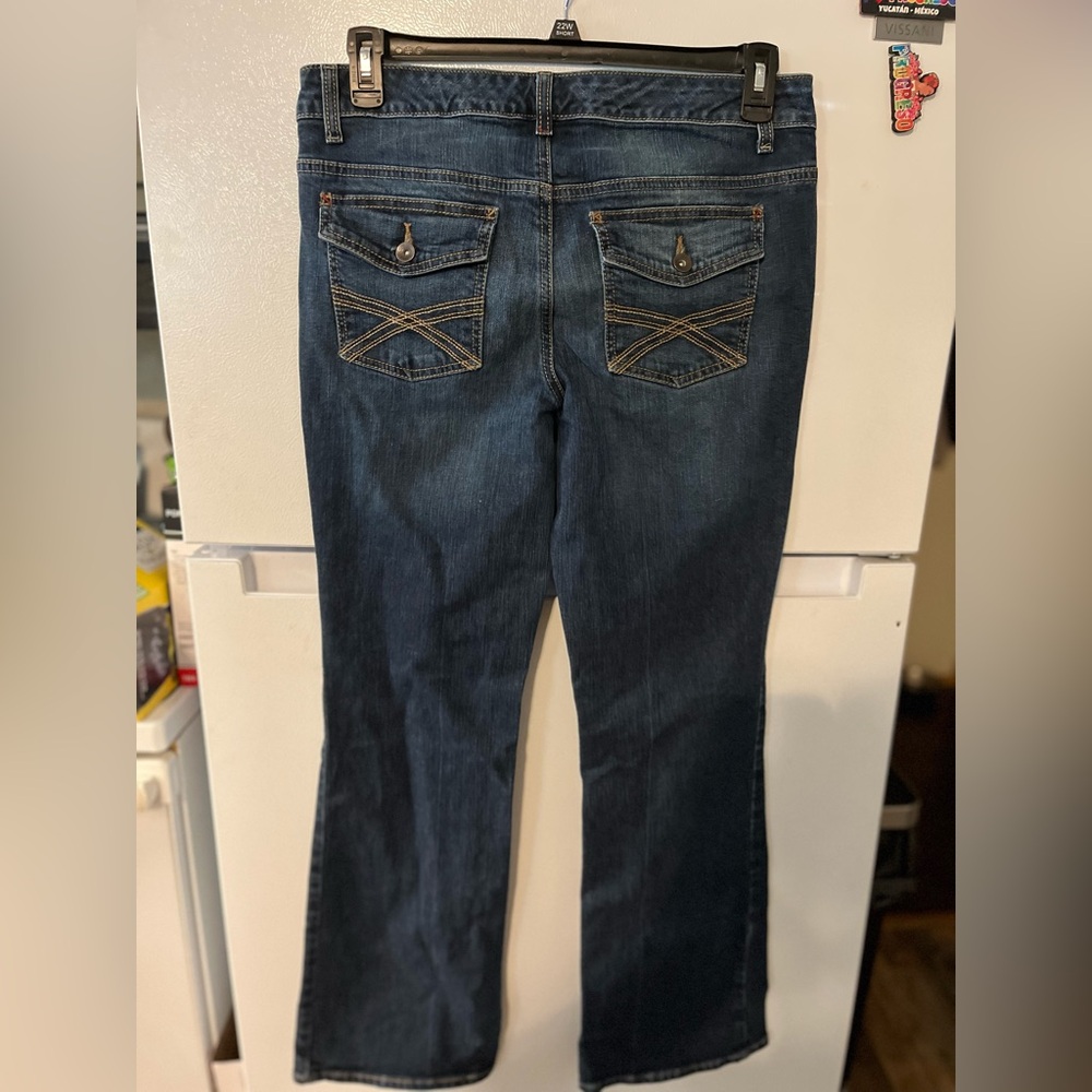 Tommy Hilfiger Jeans Women 12 RFreedom Boot Mid Rise Medium Wash Great Condition
